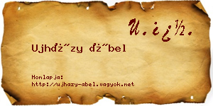 Ujházy Ábel névjegykártya